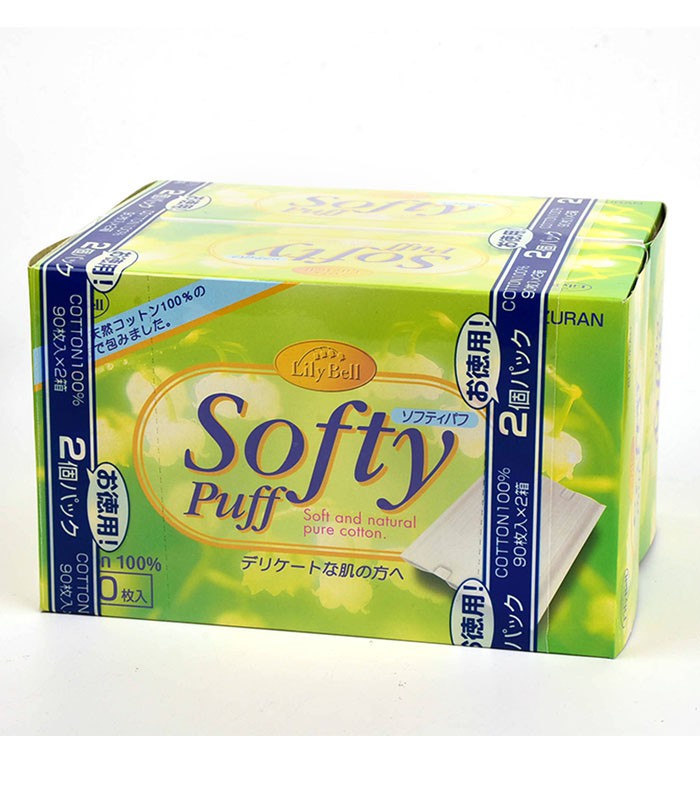 Softy 思詩樂 - 思詩樂化妝棉片 -綠色 - 90枚*2