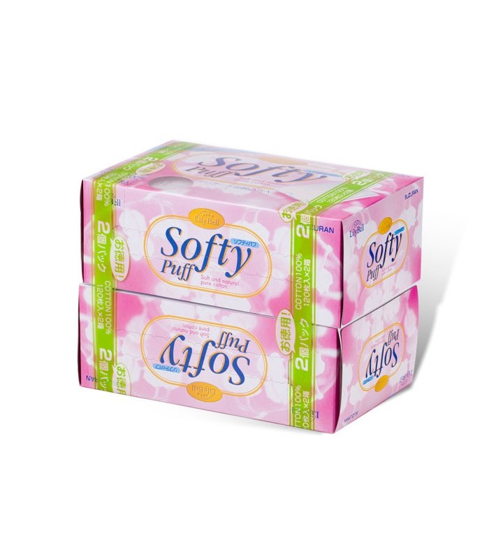 Softy 思詩樂 - 思詩樂化妝棉片 -粉紅色 - 120枚*2