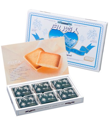 Shiroi Koibito 白色戀人 - 白巧克力餅乾18入  - 18入