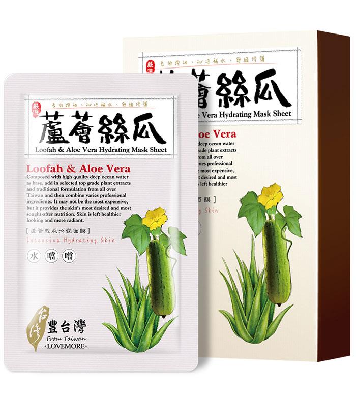 Love More 豐台灣 - 豐台灣蘆薈絲瓜沁潤面膜  - 5入