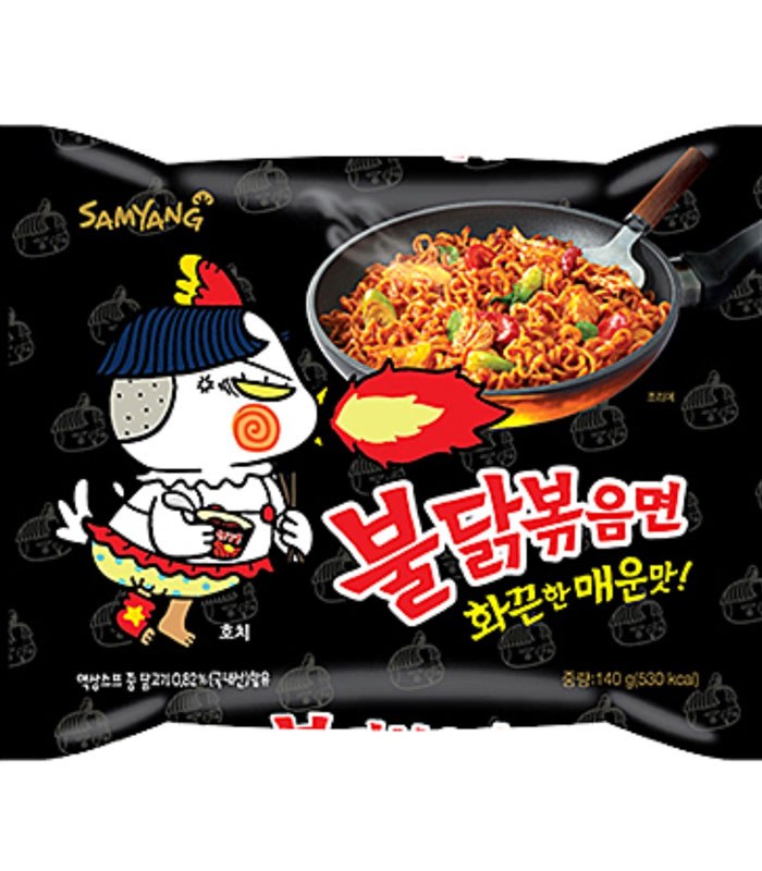 湯 / 乾拌麵 - Samyang三養 火辣雞肉風味鐵板炒麵  - 5包/袋