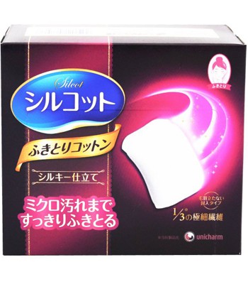 Unicharm - 絲花極細緻化妝棉  - 32入