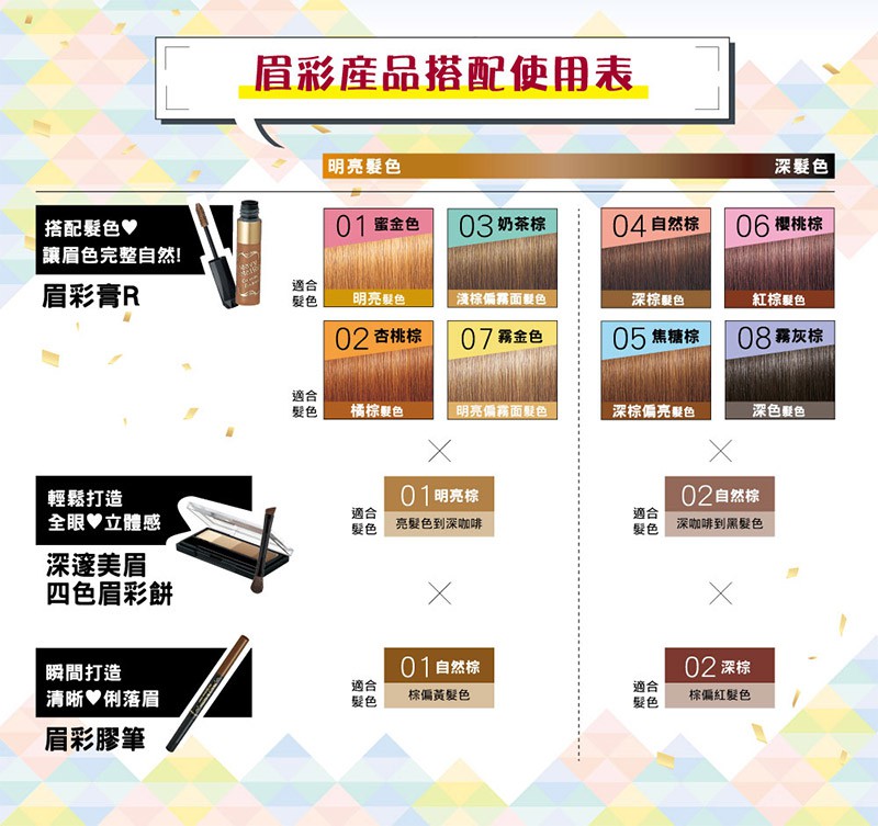 KISS ME 奇士美 - 專屬型色眉彩膏R - 8g