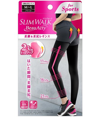 Japan buyer 日本直購專區 - SLIM WALK美腳美尻運動提臀褲 - 1入