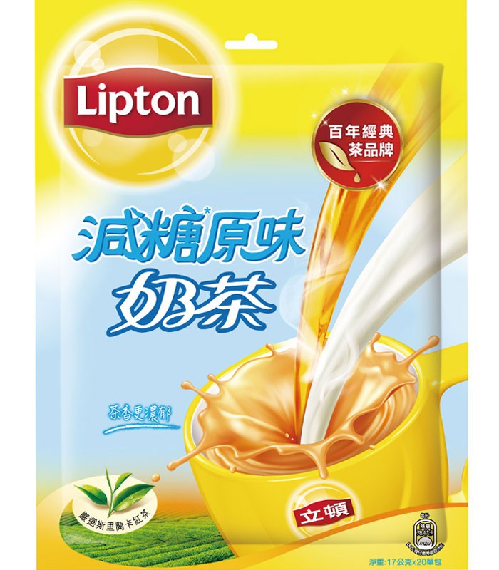 立頓 - 奶茶粉 - 減糖奶茶 - 20包