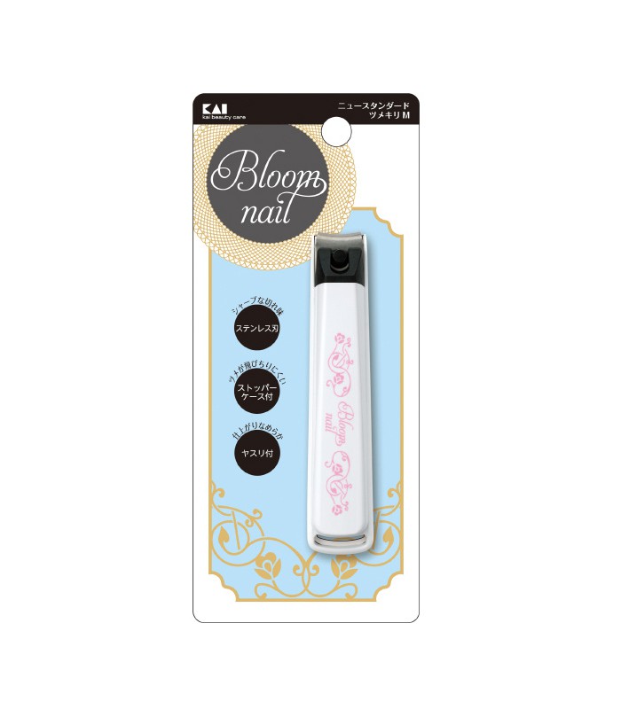 KAI 貝印 - HC-3601 Bloom花朵指甲剪(白色M)  - 1入