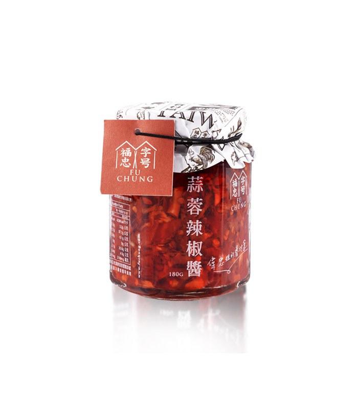 MyHuo Recommended Snacks 買貨推薦零食 - 福忠字號 蒜蓉辣椒醬  - 180g