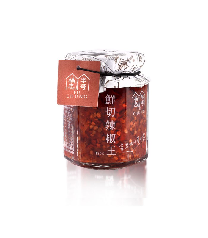 MyHuo Recommended Snacks 買貨推薦零食 - 福忠字號 鮮切辣椒王  - 180g