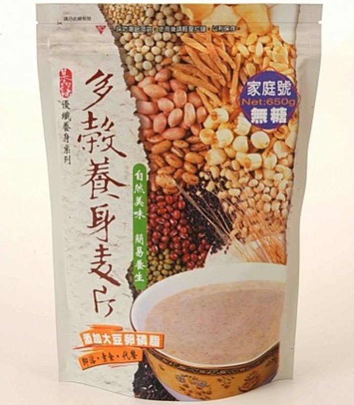 GINO 基諾 - 多穀養身麥片拉鍊袋(無糖)  - 650g