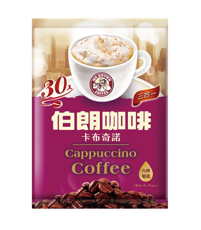 MyHuo Recommended Snacks 買貨推薦零食 - 伯朗 三合一卡布奇諾  - 30入