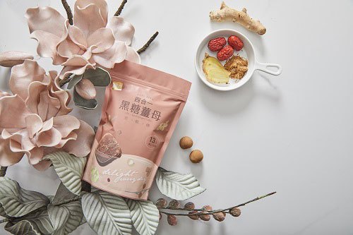 糖鼎養生黑糖磚 - 四合一黑糖薑母茶 - 30gx13