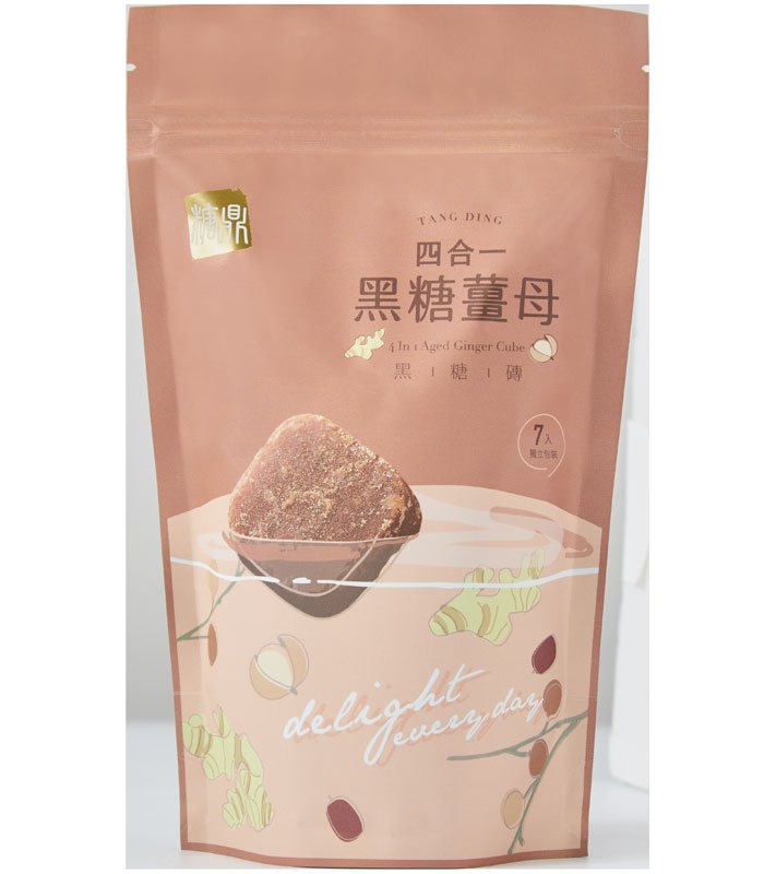 糖鼎養生黑糖磚 - 四合一黑糖薑母茶 - 30gx7
