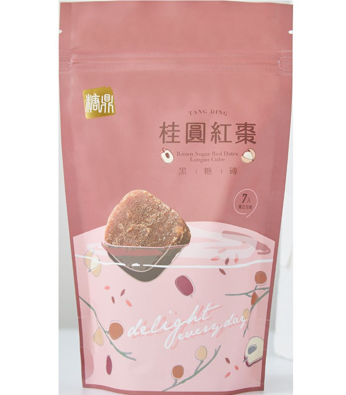 糖鼎養生黑糖磚 - 桂圓紅棗 - 30gx7