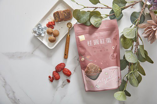 糖鼎養生黑糖磚 - 桂圓紅棗 - 30gx13