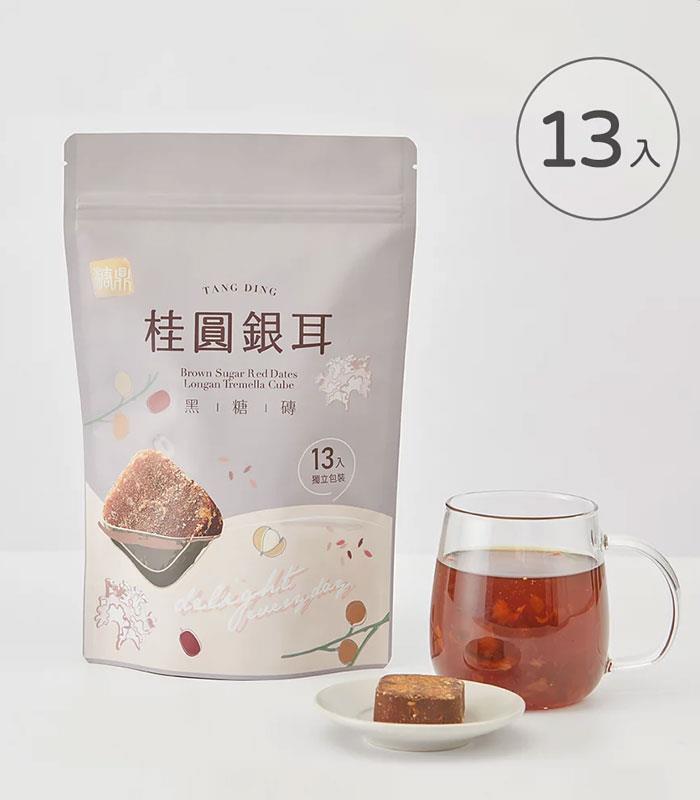糖鼎養生黑糖磚 - 桂圓銀耳 - 30gx13