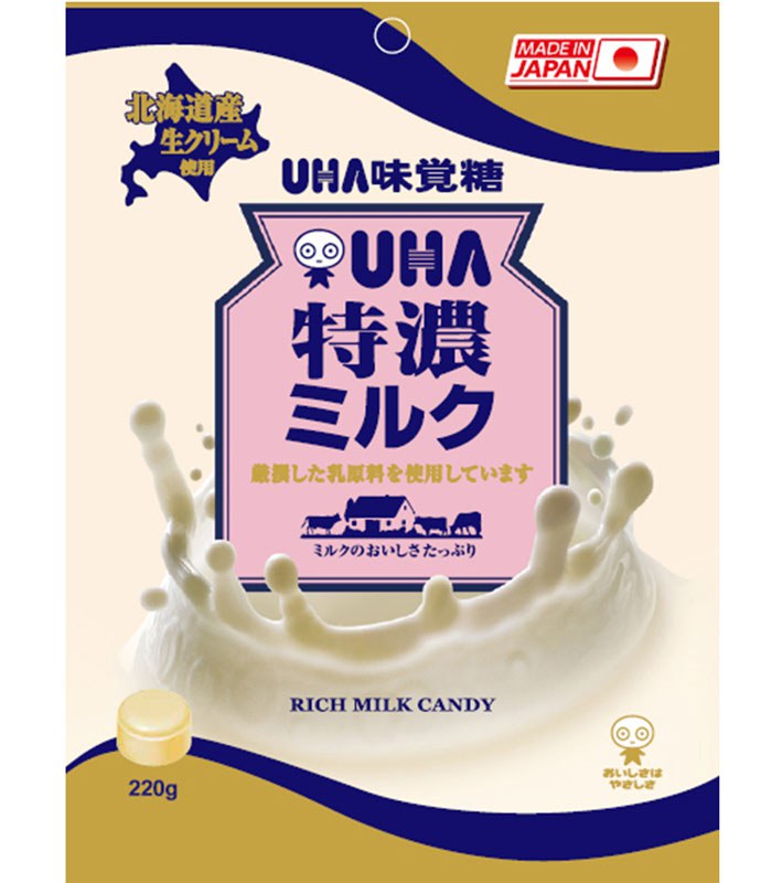 UHA 味覚糖 - 特濃牛奶糖  - 220g