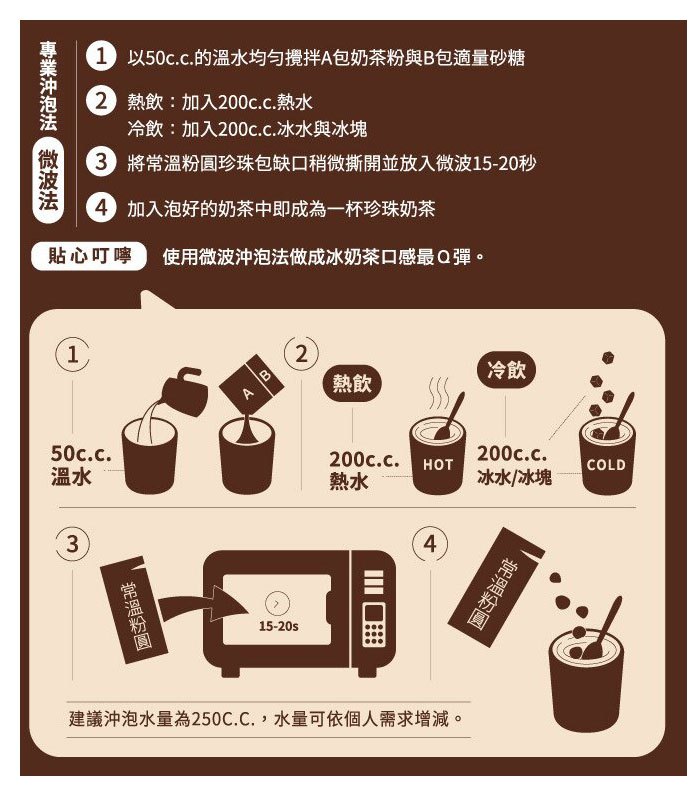 True Milk Tea 真奶茶 - 台灣珍珠奶茶  - 5包/盒