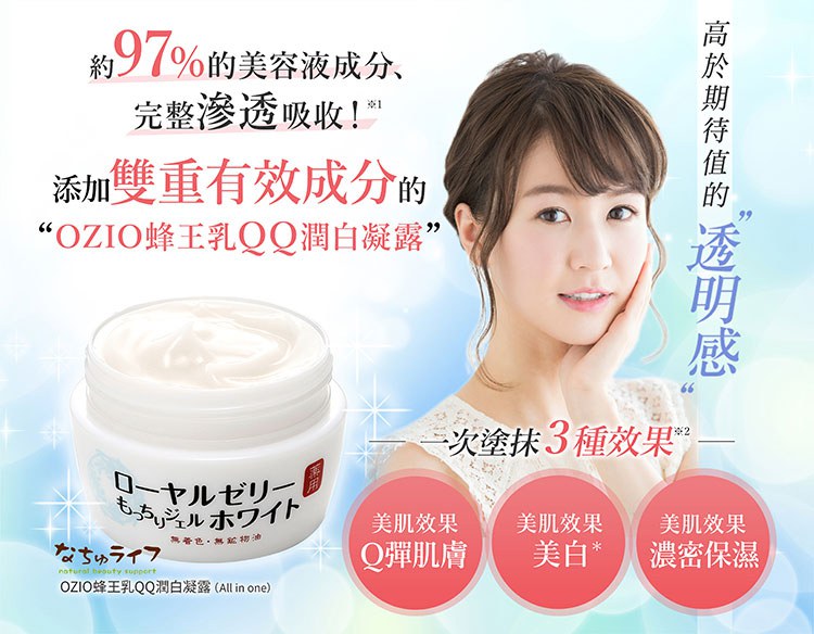 MYHUO Skincare Collection 買貨推薦保養 - 歐姬兒 蜂王乳QQ潤白凝露  - 75g