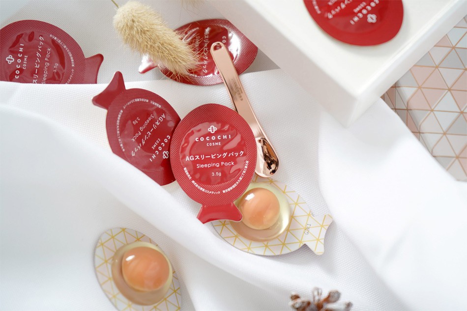 MYHUO Skincare Collection 買貨推薦保養 - COCOCHI AG抗糖小肌蛋晚安面膜  - 5入