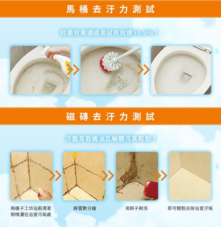 Orange house 橘子工坊 - 浴廁清潔劑  - 480ml