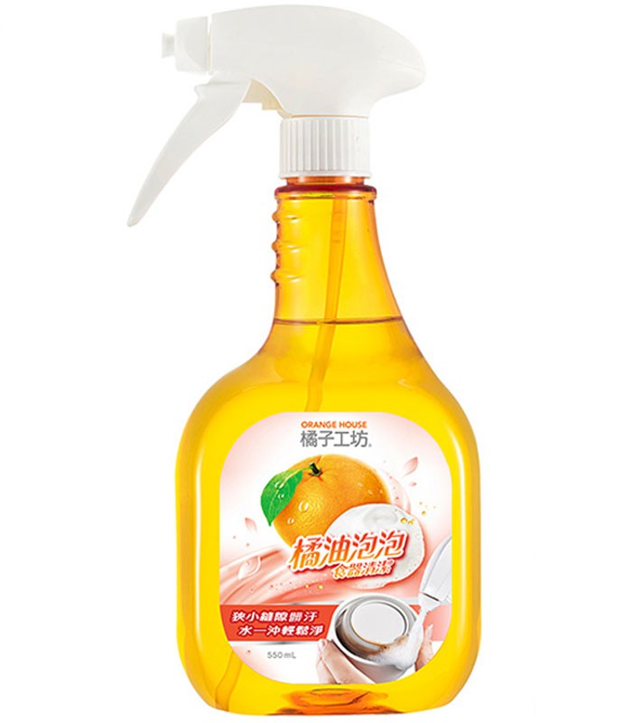 Orange house 橘子工坊 - 橘油泡泡食器清潔  - 550ml