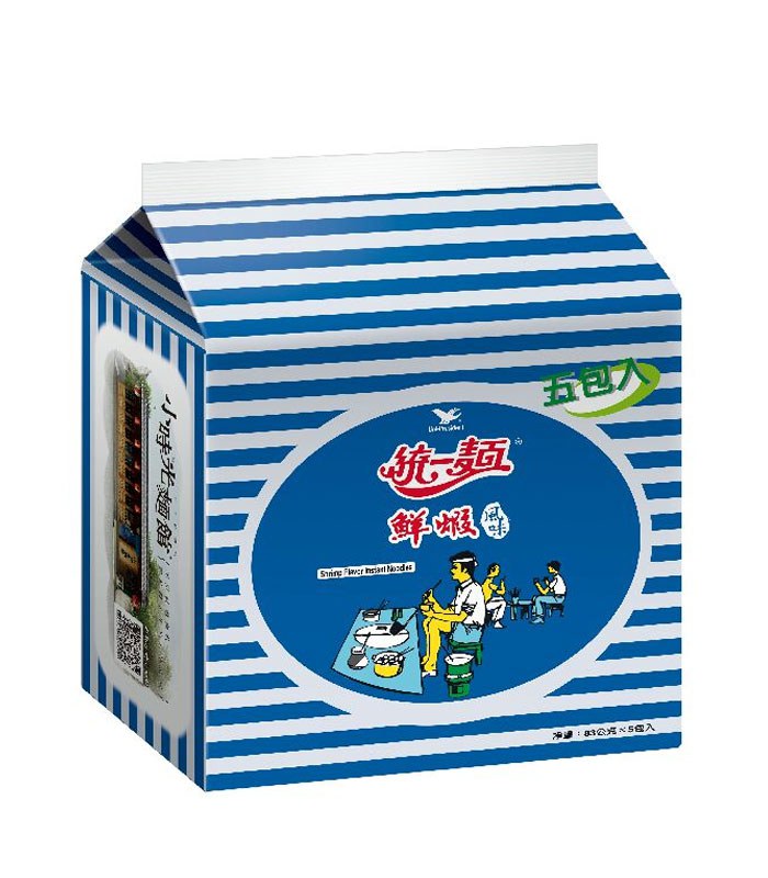 湯 / 乾拌麵 - 統一麵 鮮蝦風味  - 5入