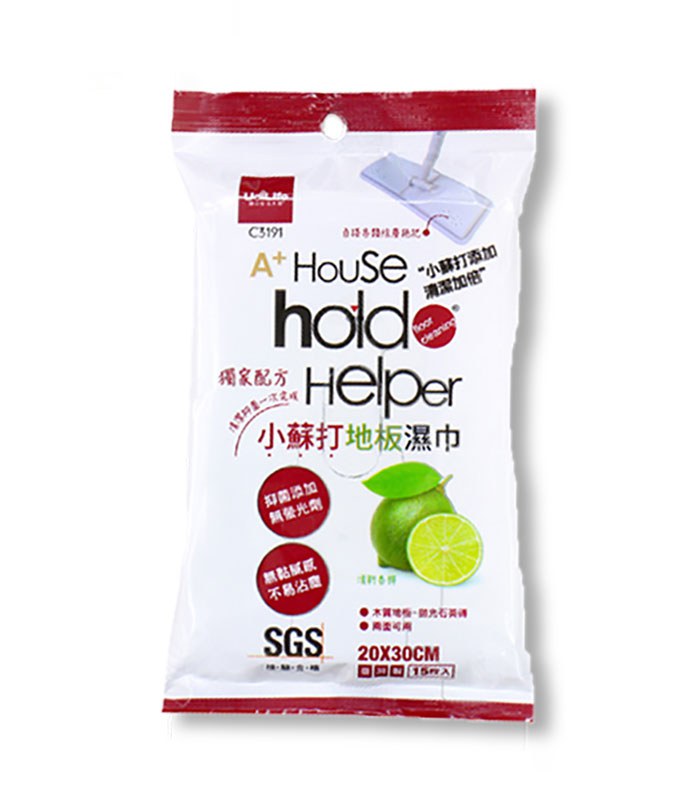 MYHUO LifeStyle 買貨生活 - UdiLife hold好拖 小蘇打地板濕巾  - 15入