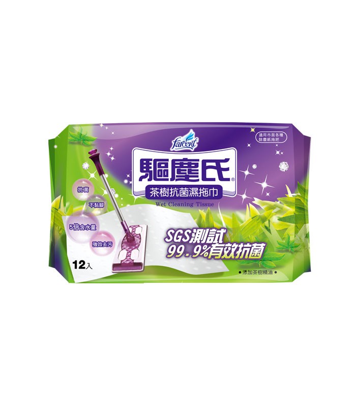 MYHUO LifeStyle 買貨生活 - 驅塵氏 抗菌濕拖巾 - 12入