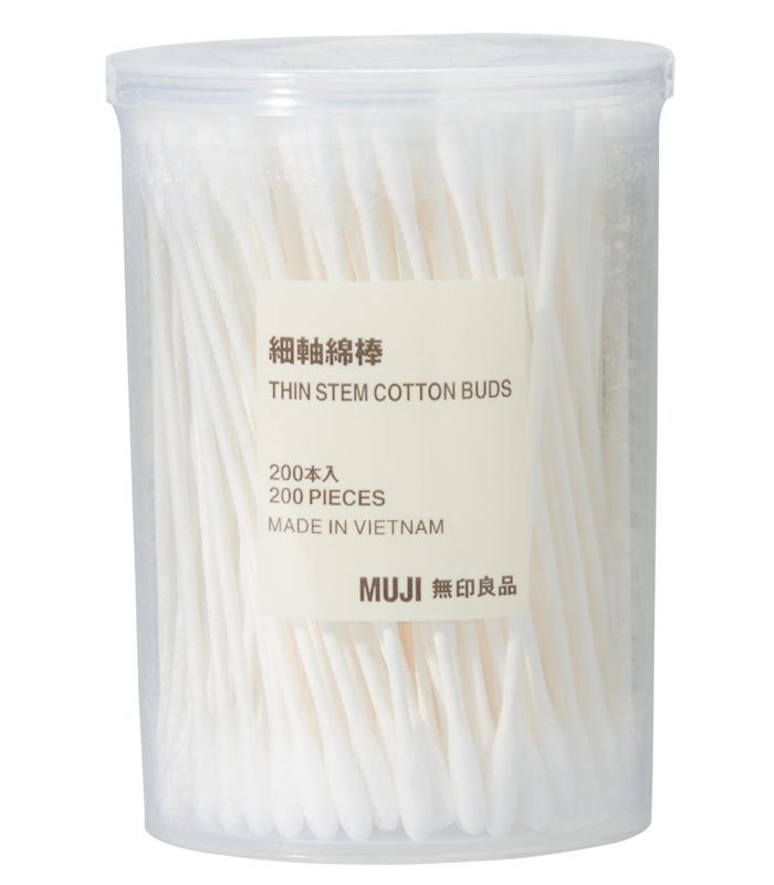 MUJI 無印良品 - 細軸棉棒  - 200pcs