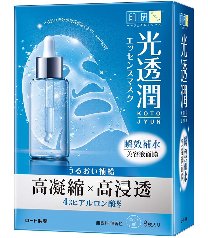 Hada-Labo 肌研 - 光透潤面膜 - 瞬效補水 - 8入