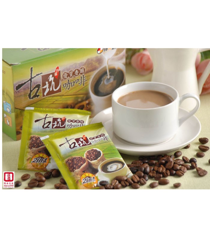 源順食品 - 古坑二合一咖啡  - 12公克X18包/盒