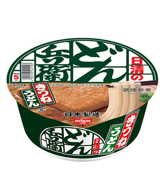 Japanese snacks 日本零食館 - 日清 咚兵衛豆皮烏龍碗麵  - 95g