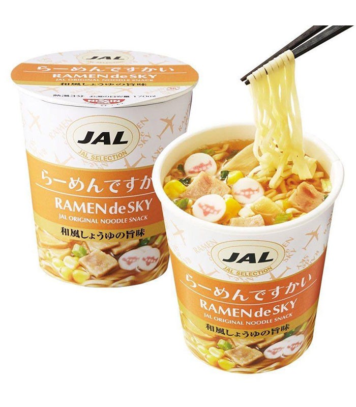 Japanese snacks 日本零食館 - 日清XJAL日本航空聯名杯麵 - 35gX2碗