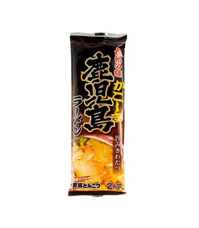 Japanese snacks 日本零食館 - 懷舊九州鹿兒島黑豬拉麵(2人份)  - 210g