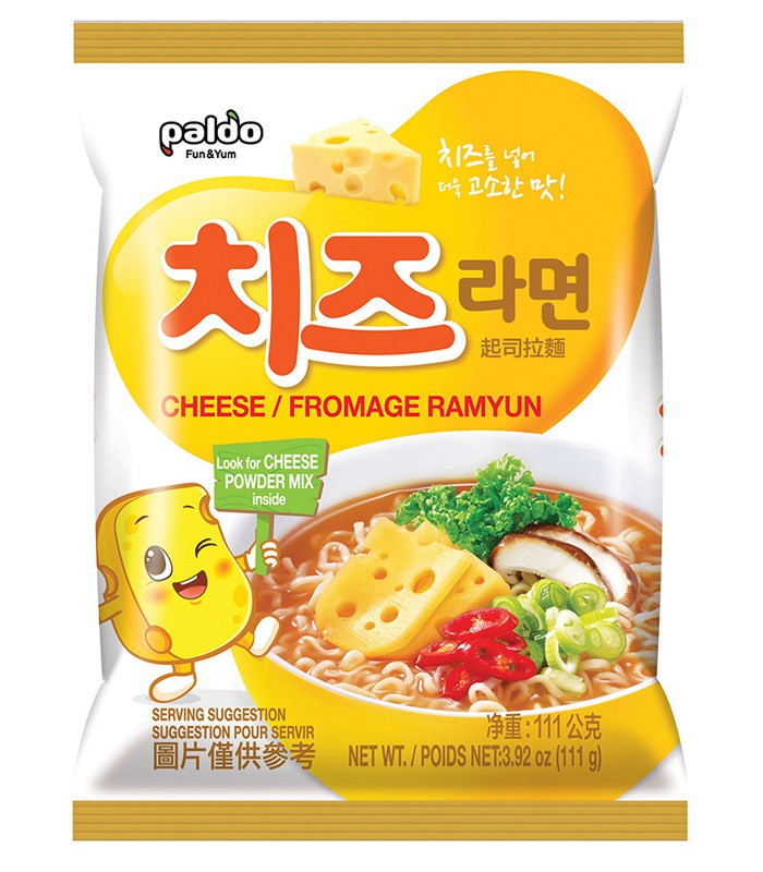 MyHuo Recommended Snacks 買貨推薦零食 - 韓國 八道Paldo~起司拉麵  - 111g*4