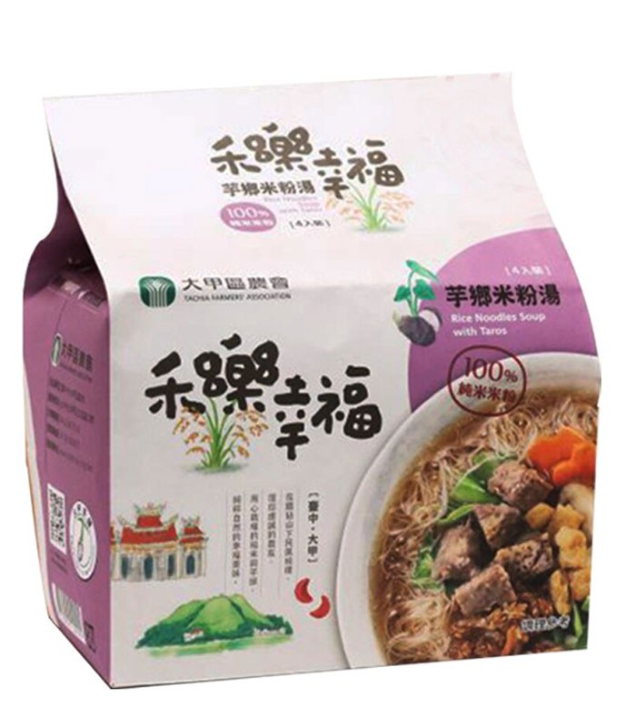 MyHuo Recommended Snacks 買貨推薦零食 - 禾樂幸福-芋鄉米粉湯  - 70gX4