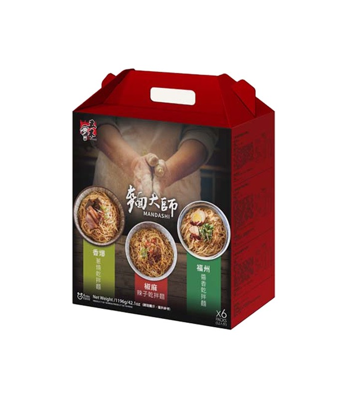 湯 / 乾拌麵 - 五木拉麵 麵大師綜合乾拌麵禮盒  - 6包入