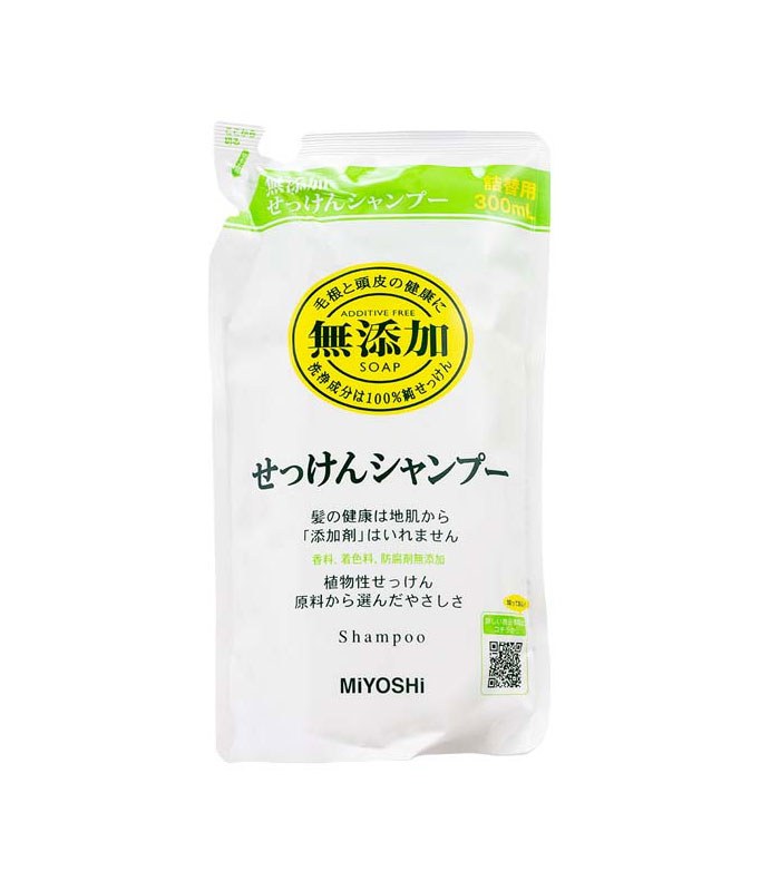 MYHUO LifeStyle 買貨生活 - MIYOSHI 無添加洗髮精-補充包  - 300ml