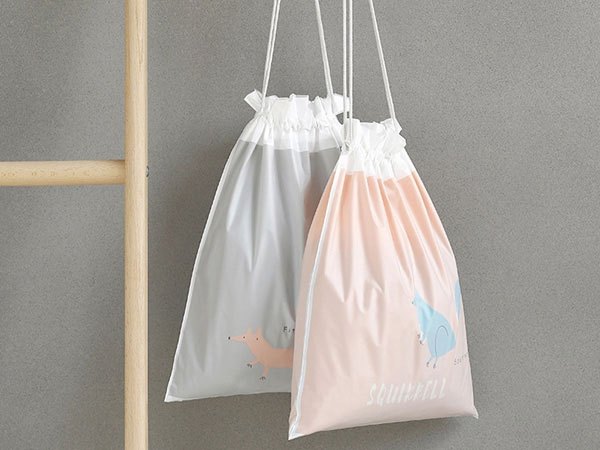 MYHUO LifeStyle 買貨生活 - 雙層旅行收納束口袋(款式隨機出貨)  - 1入