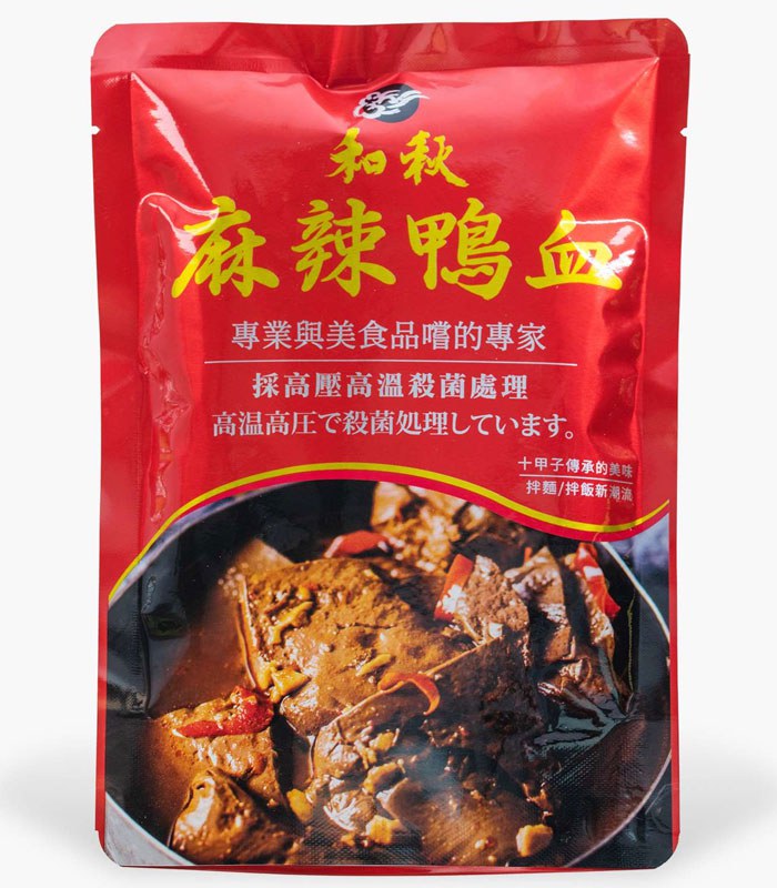 MyHuo Recommended Snacks 買貨推薦零食 - 和秋麻辣鴨血  - 450g