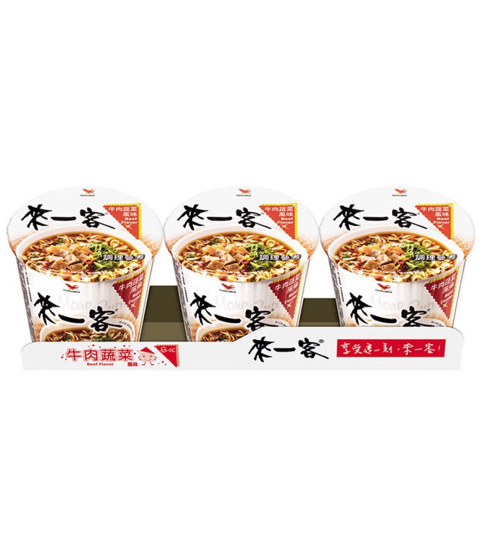 湯 / 乾拌麵 - 來一客 牛肉蔬菜風味  - 3入