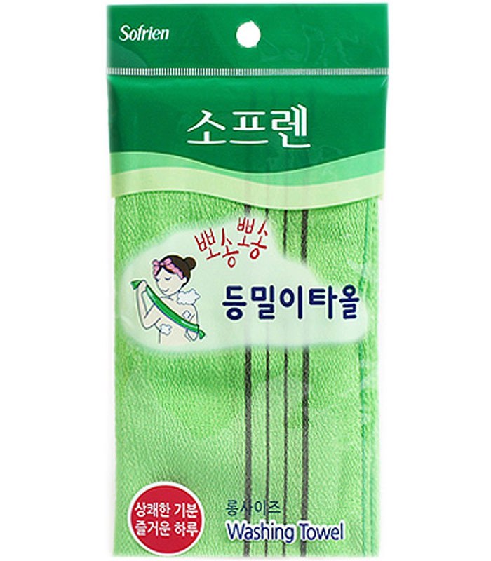 MYHUO Skincare Collection 買貨推薦保養 - 韓國 Sofrien 背部去角質搓澡巾(角質搓澡巾)  - 1入