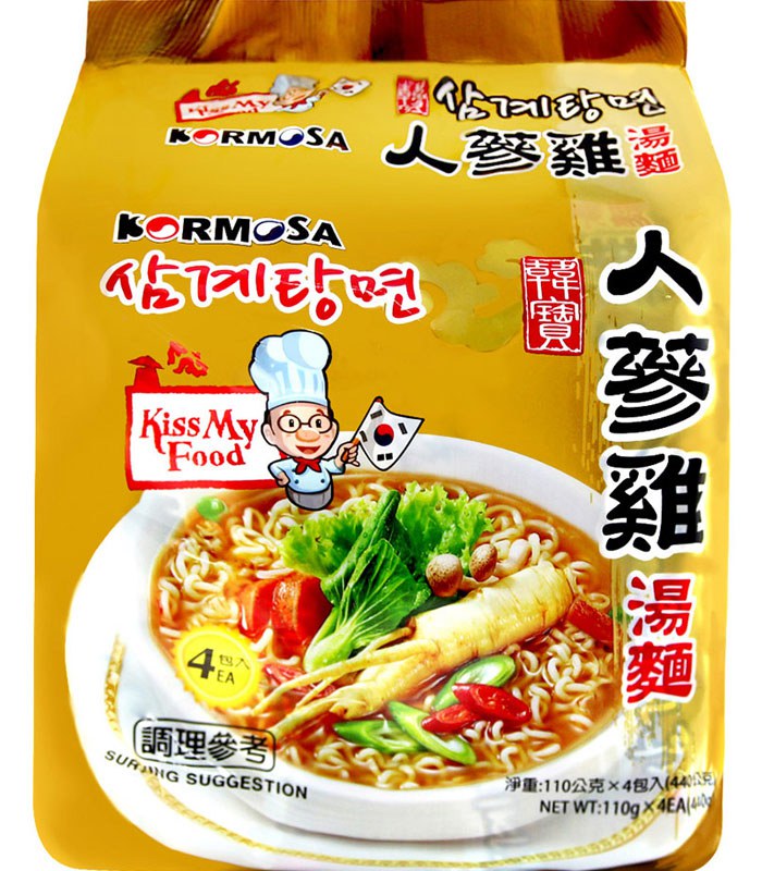 湯 / 乾拌麵 - KORMOSA 人蔘雞湯麵  - 4入