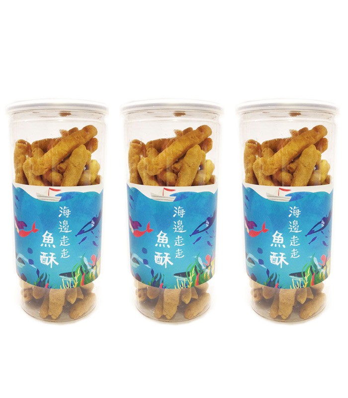 HiWalk 海邊走走 - 【超值組】新鮮魚骨頭酥3入組  - 120gX3