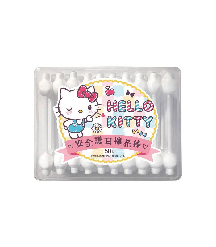 MYHUO Sundries 買貨小東西 - Hello Kitty 安全護耳棉花棒  - 50入