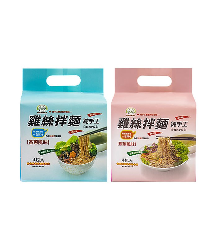 湯 / 乾拌麵 - 妙師傅麵博士 雞絲拌麵 - 香蔥風味 - 4入