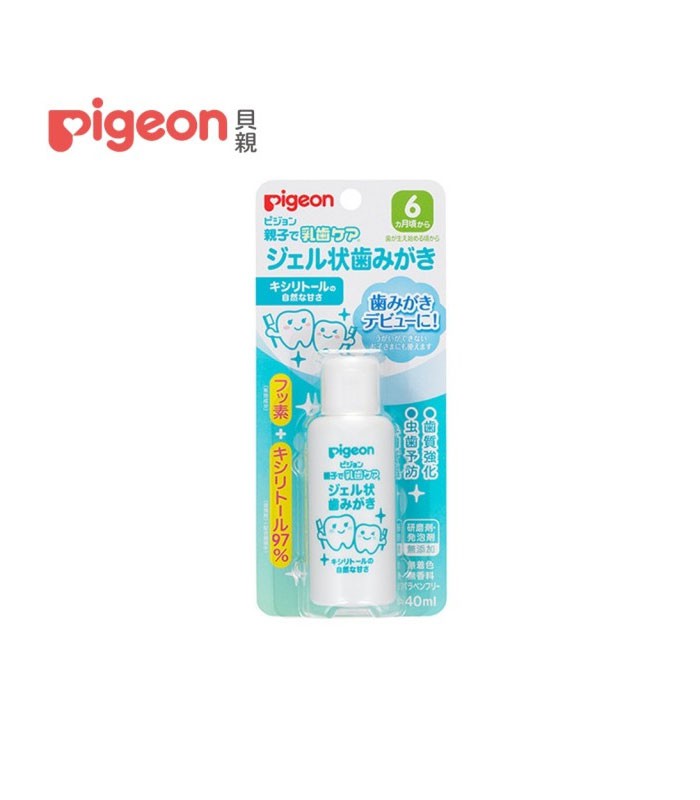 PIGEON 貝親 - 嬰兒防蛀牙膏/6個月 - 40ml