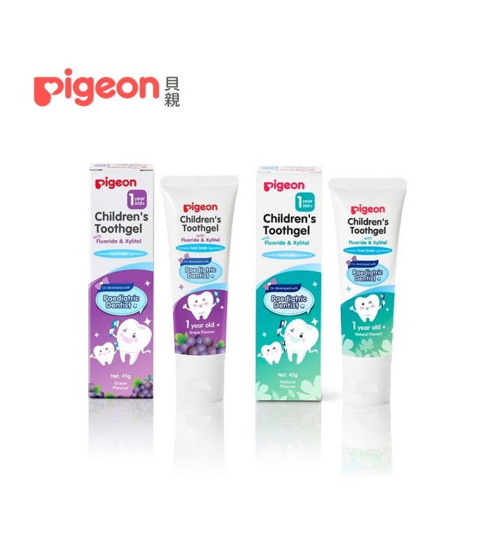 PIGEON 貝親 - 兒童含氟牙膏 - 木糖醇 - 45g
