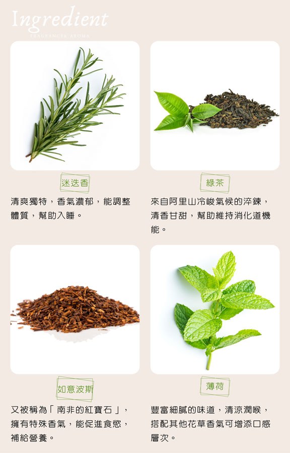 糖鼎養生黑糖磚 - 海洋之露 迷迭香綠茶  - 9入