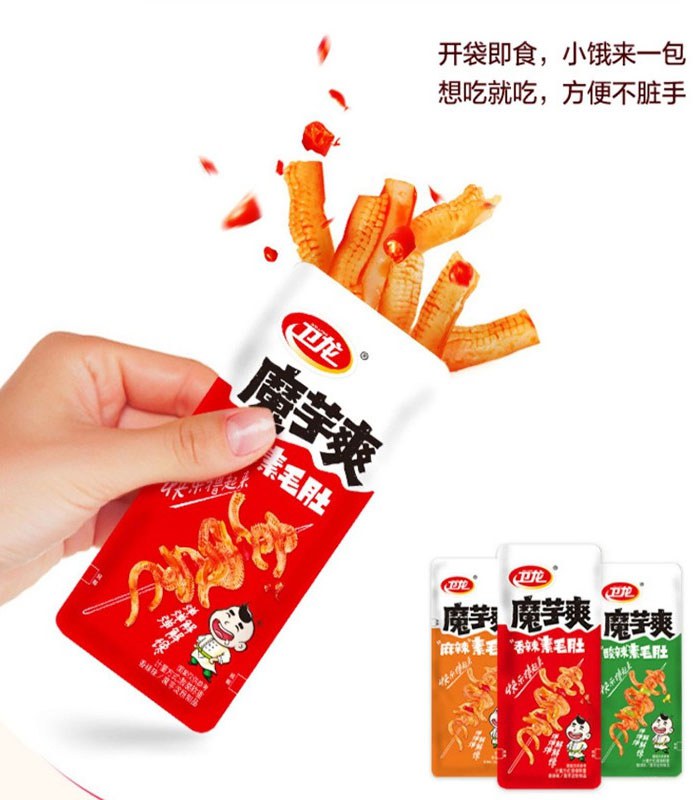 MyHuo Recommended Snacks 買貨推薦零食 - 衛龍魔芋爽 - 18gX20包